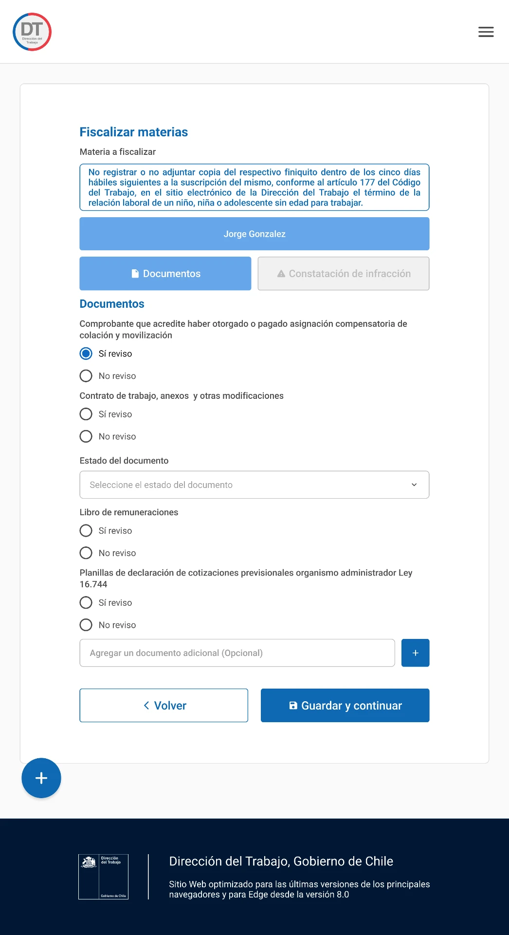 SGI · Fiscalización de materias